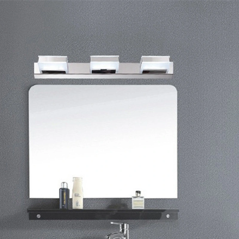 6W/9W High-Grade Stainless Steel and Acrylic 2/3 Heads LED Mirror Wall Light (WH-RC-15)