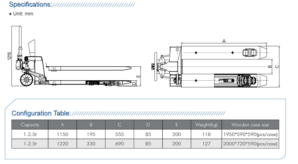 China Weighing Hand Pallet Truck Scale Trader