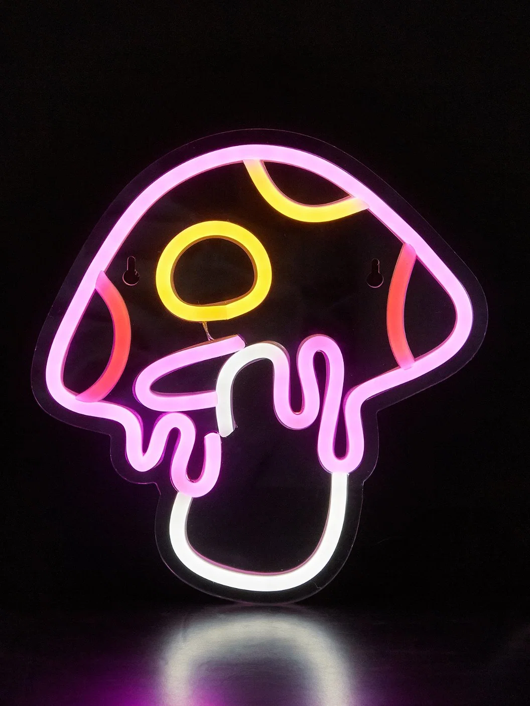 LED Neon Mushroom Cute Neon Sign USB Powered Night Light