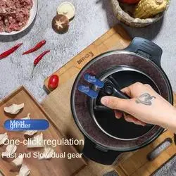 Jewin большая мощность коммерческих многофункциональных 6L Мясорубки электрические отсекателя мясо шлифовального станка