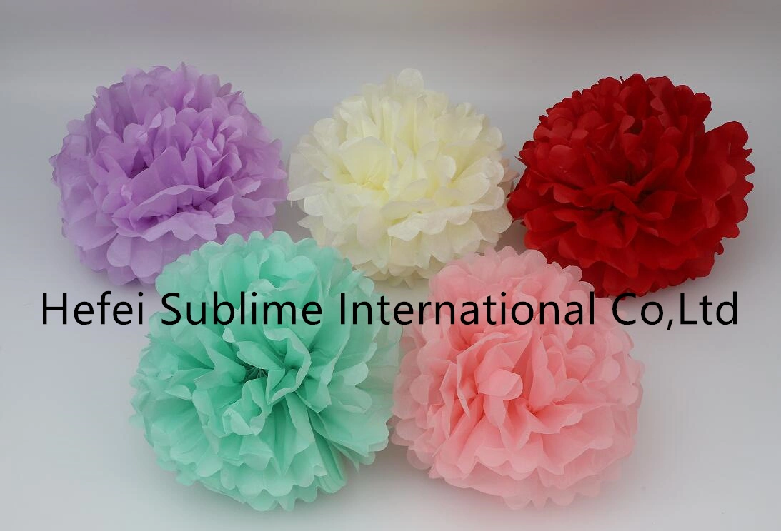 Wedding Birthday Party Shopping Mall Decorative Paper Flower Ball Handmade Flower