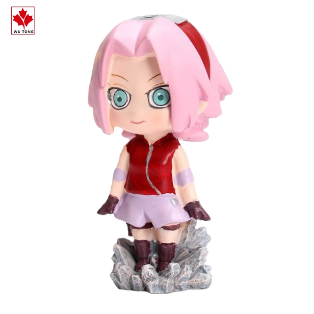 Custom Cartoon Charactor Sculpture Resin Naruto Charactor Figurines Blind Box Gifts