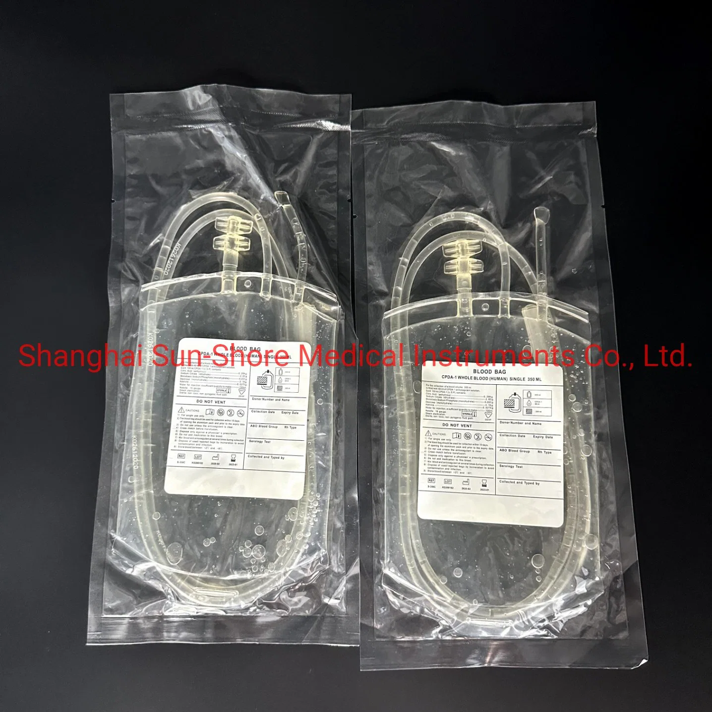 Disposable Single Double Medical Blood Transfusion Collect Bag Factory Price