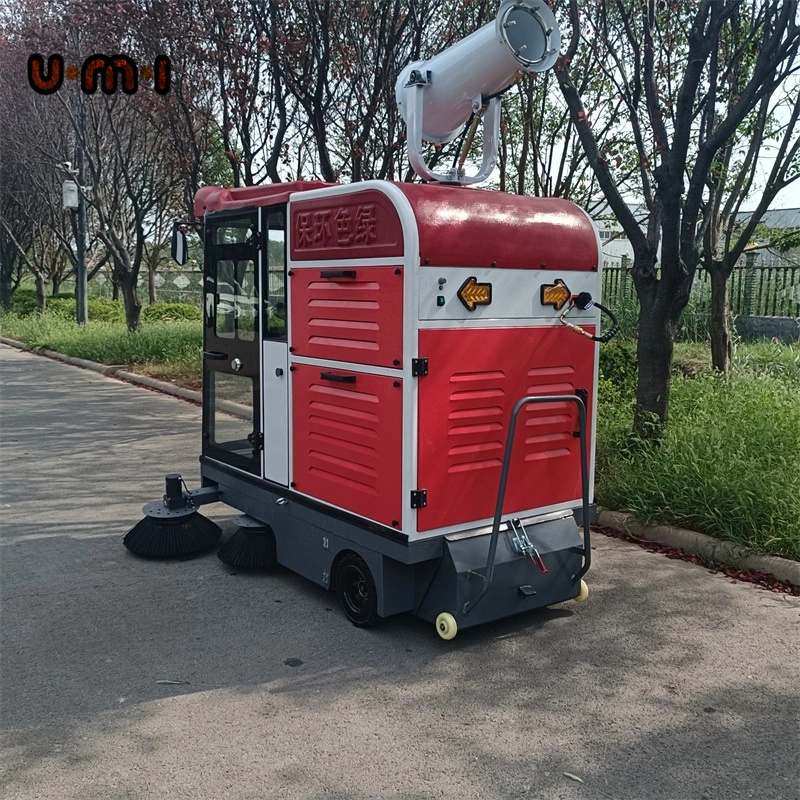 Commercial Cleaning Car Ride on Sweeper Electric Street Floor Driving Type Full Closed Sweeper Cleaning Machine Electric Dust Sweeper