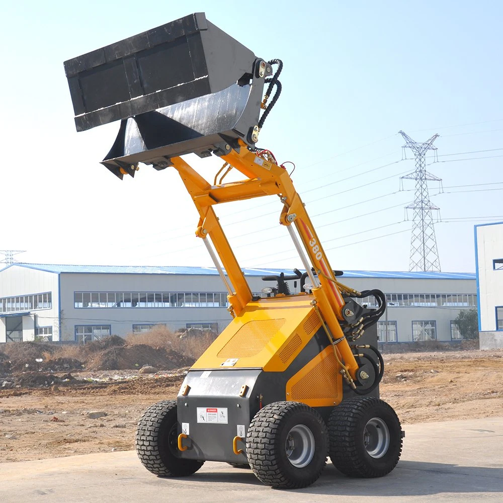 Various Accessories Mini Skid Steer Loader with 4 in 1 Bucket