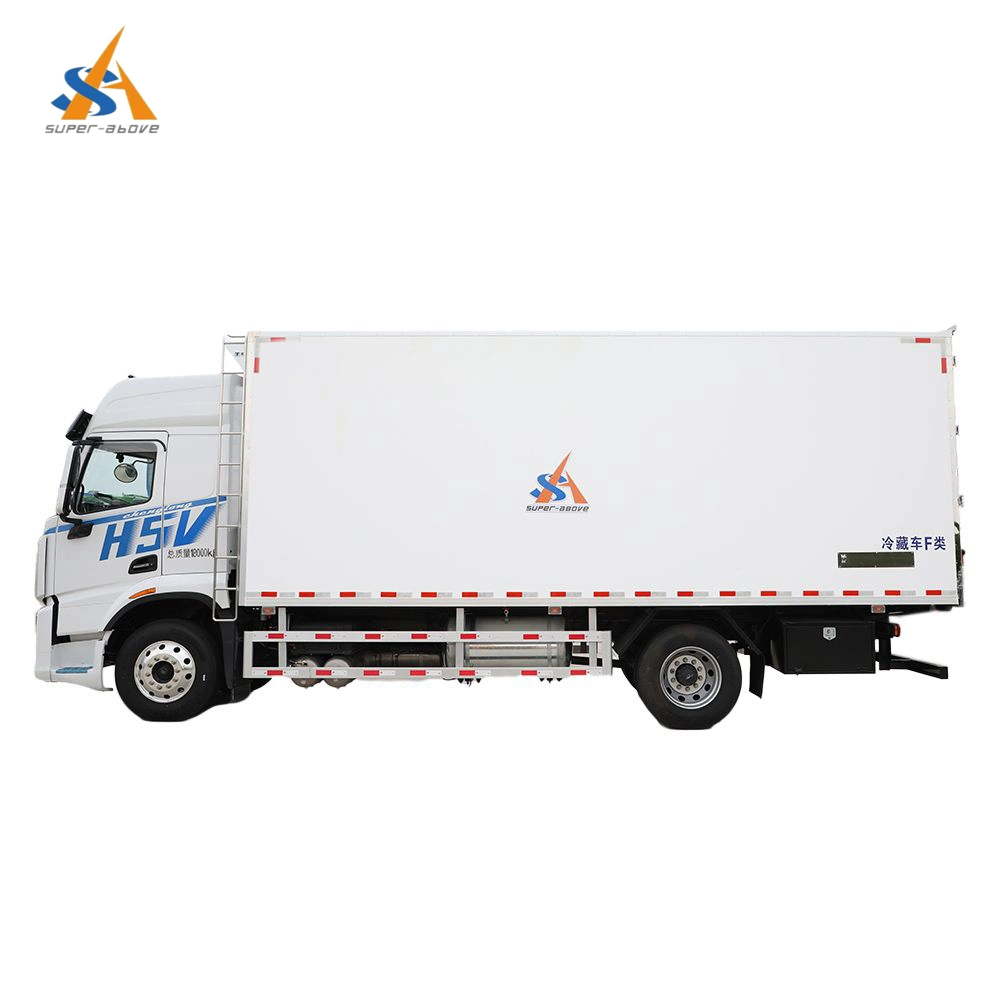 Sinotruck 4X2, 6X4 Reboque de Caminhão Refrigerado HOWO Dongfeng Foton10 Toneladas Caminhão de Congelador Refrigerado, 5000kg 3000kg Van de Entrega de Resfriamento de Alimentos.