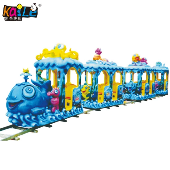 Ocean Kids Trackless Ballena Paseos en el Parque de Diversiones tren eléctrico de bebé (KL6046)