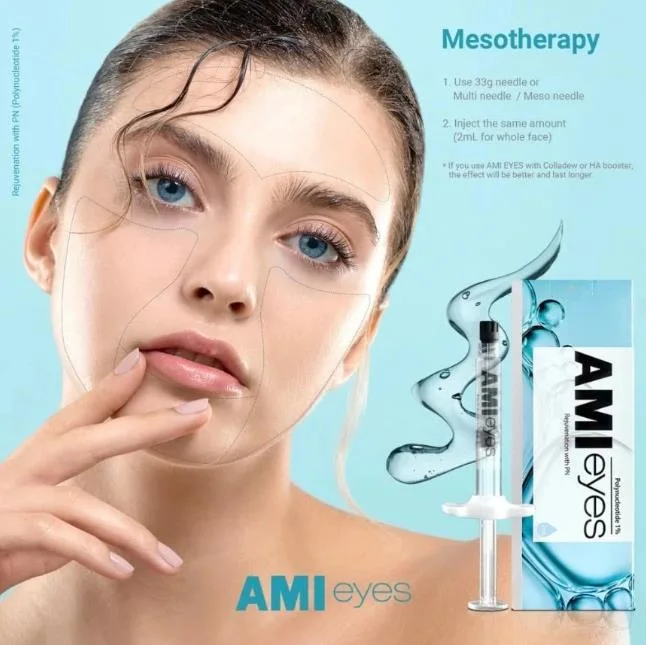 Hot Selling ami Eyes 2ml PN Mésothérapie rajeunissement DIY 10 Ans peau plus jeune blanchiment peau rajeunissement yeux Lumi anti-Wrinkle