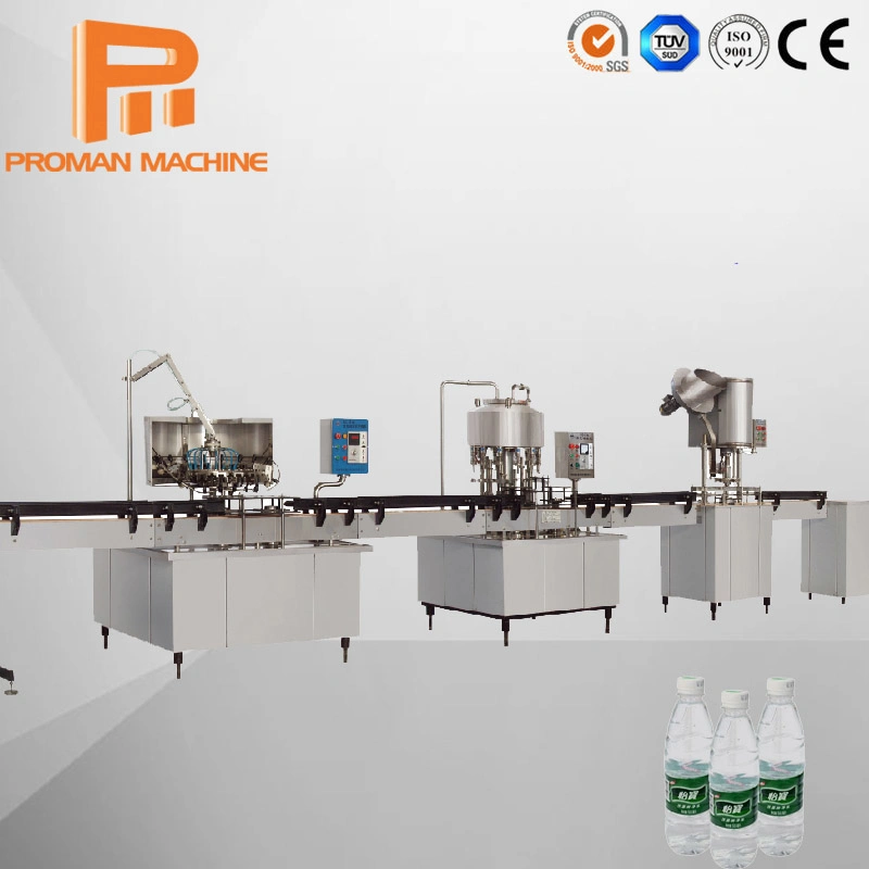 PLC Control Water Juice Carbonated Soft Drink Production Line with 1500bph Plastic Bottle Washing Filling Capping Machine