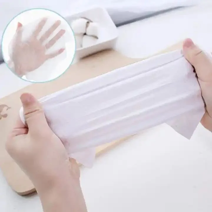 Multiple 100% Organic Cotton Sensitive Skin Wet Dry Non Woven Disposable Face Towel