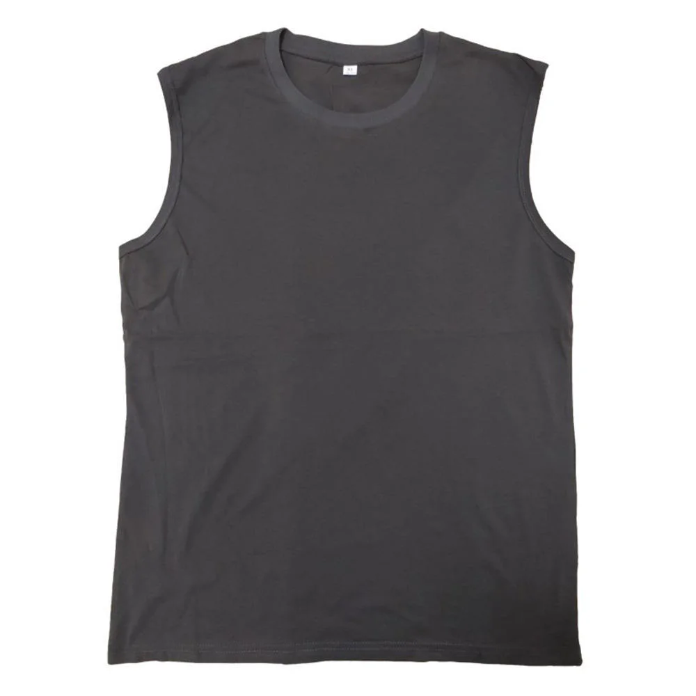 Wholesale/Supplier Men Vest 180 GSM 100%Cotton Sport Sleeveless T-Shirt Fitness Active Gym Clothing Men's Tank Top