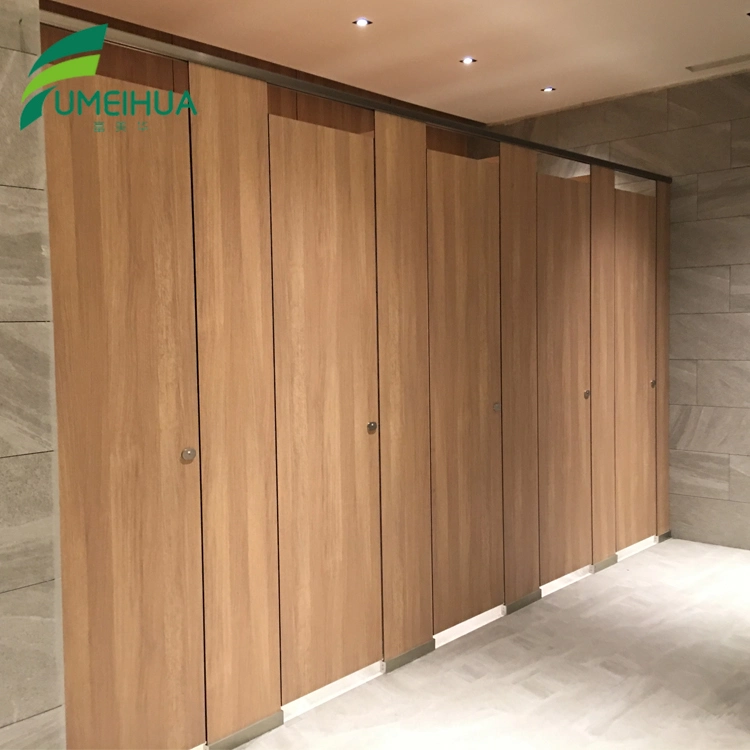 Washroom Bathroom Urninal Cubicles HPL Toilet Partition With304 Stainless Steel Accessories
