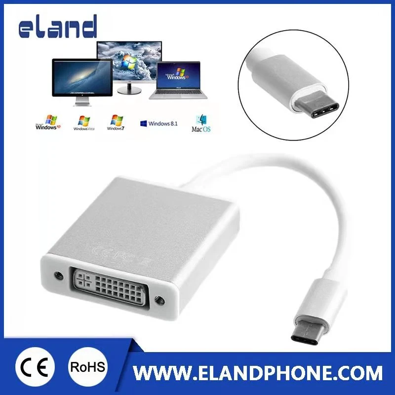 USB 3.1 من النوع C إلى DVI عالي الجودة