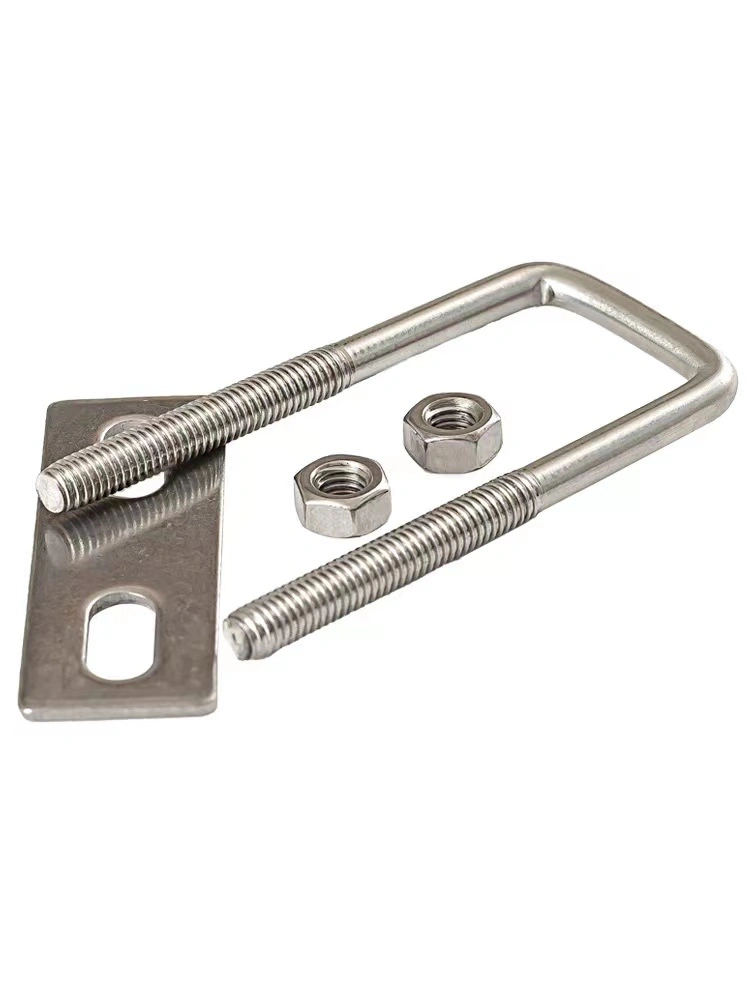 Sample Customization OEM Custom Bolt Supplier Stainless Steel Rectangular U Shape Bolt for Non-Standard DIN3570 SS304/316