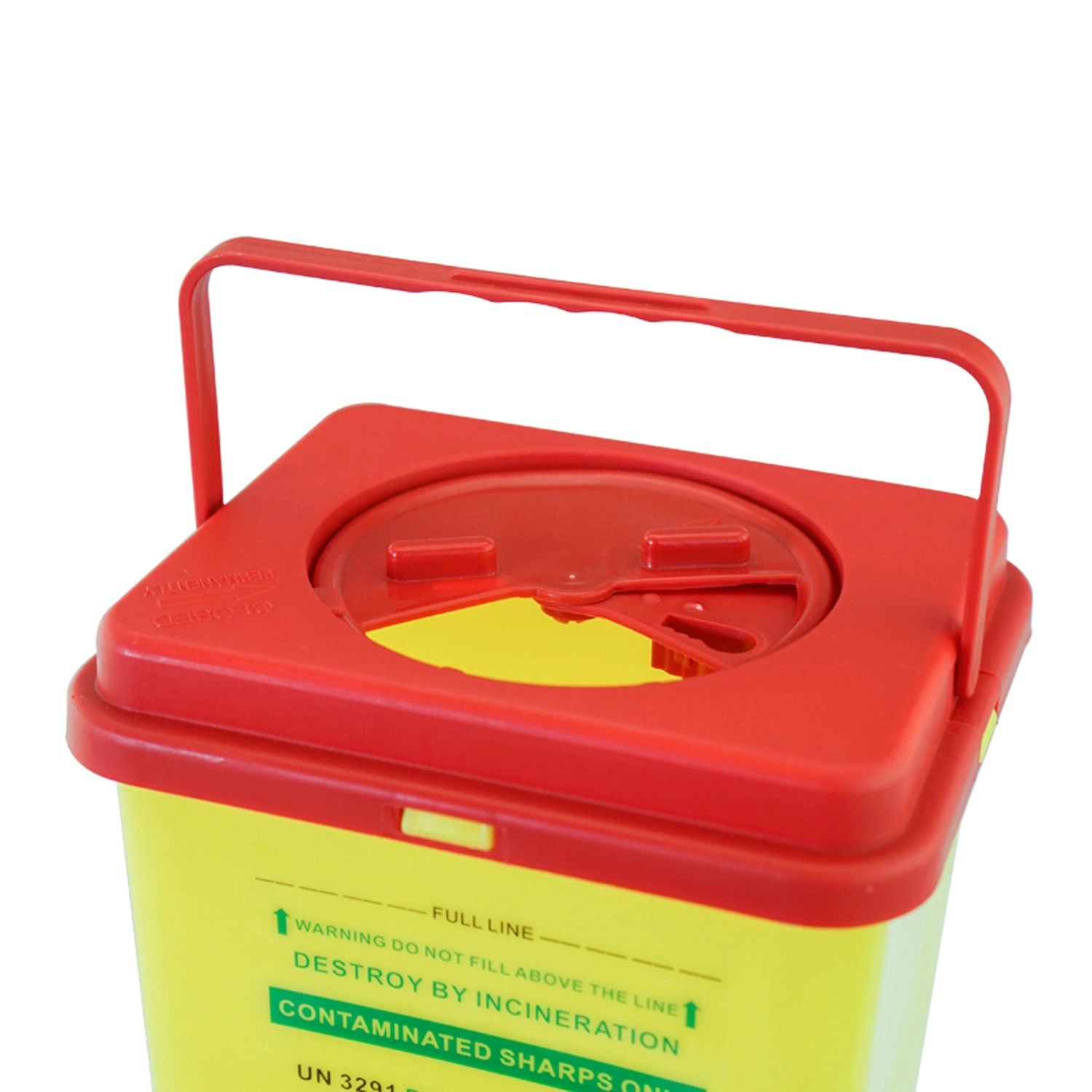 التخلص الطبي من النفايات ذات الجودة العالية صندوق حاويات السلامة التخلص من النفايات القابلة للاستخدام مخلفات صندوق الإبر