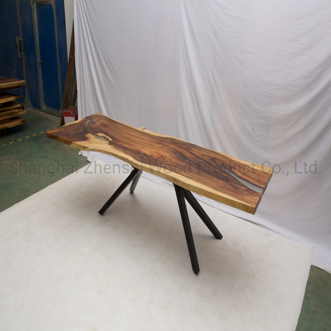 Live Edge Side Table Wood Conference Table