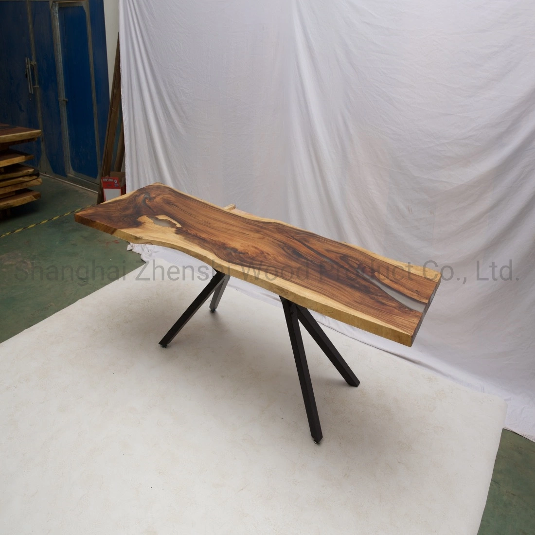 Live Edge mesa mesa de madera