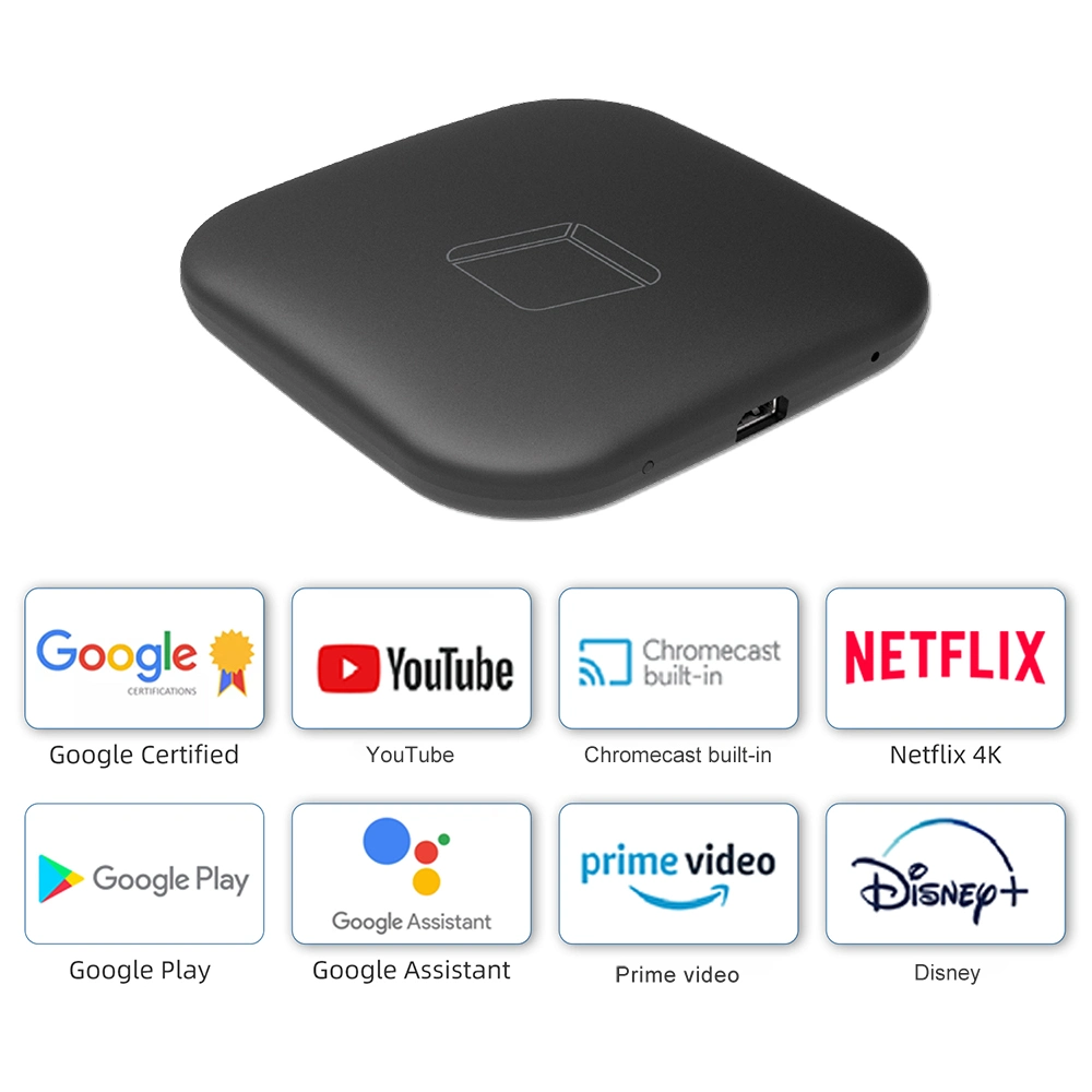 Hako Mini 4K Netflix Dual WiFi Hako S905y2 TV Dongle Smart Media Player Google Certified Android TV Box