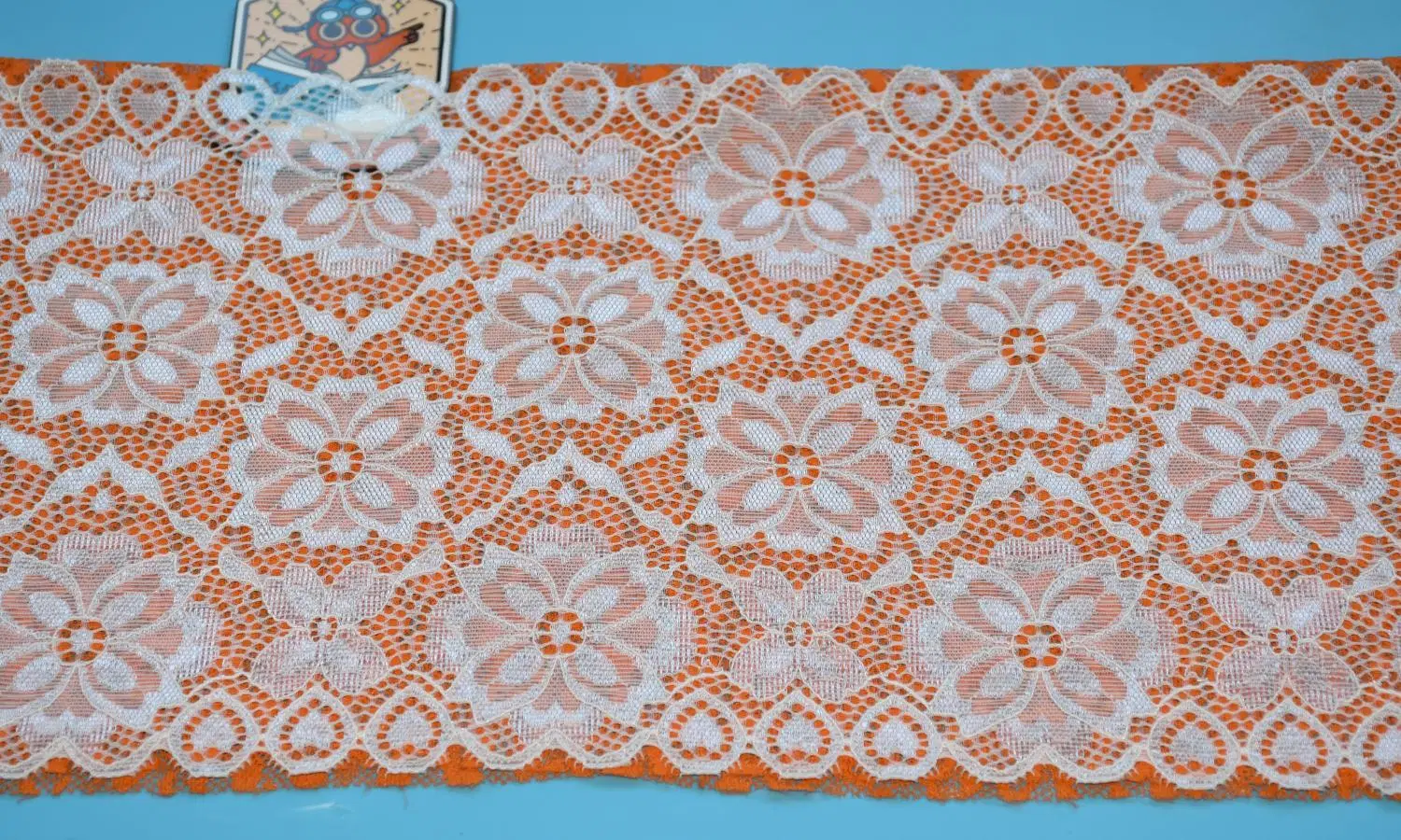 Tela de alta calidad personalizada 3D Raschel Lace Fabric