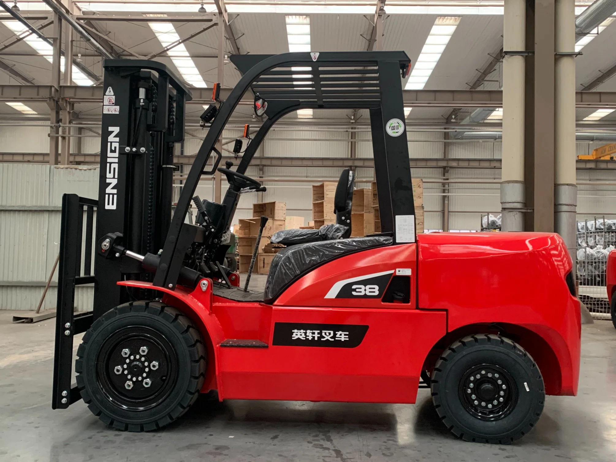 China Ensign Brand Industrial Vehicles 3.8t Forklift Price