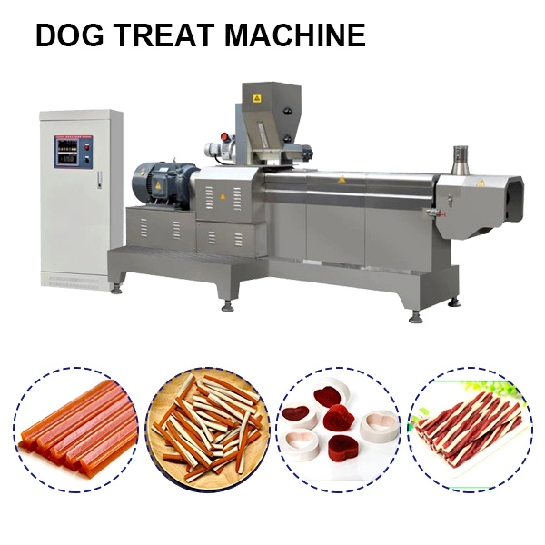 Les aliments pour animaux Making Machine Machines de transformation des aliments pour animaux de compagnie chien Traiter ligne de production de gomme à mâcher chien plante