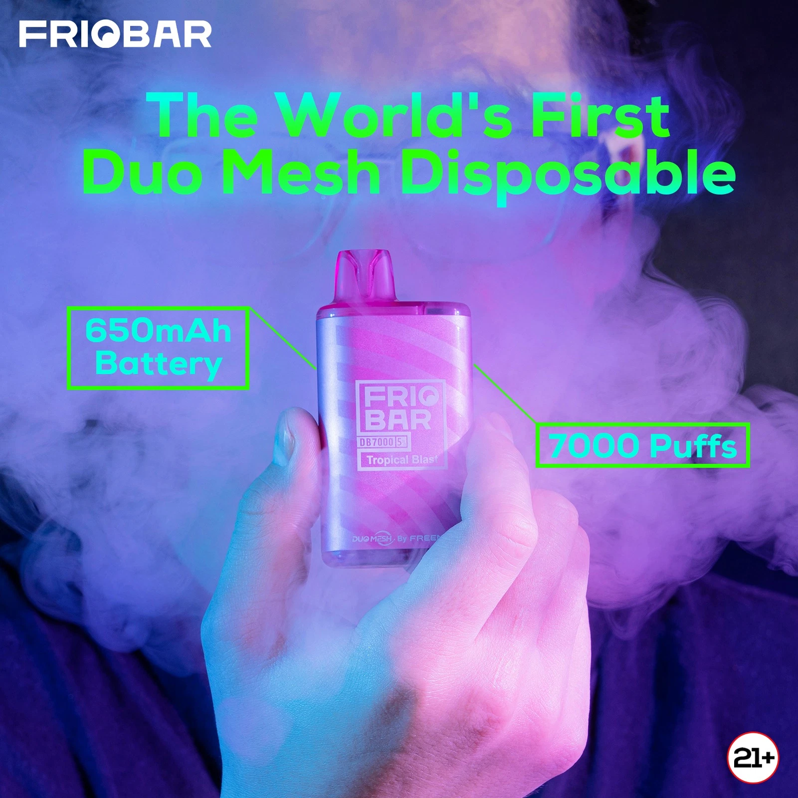 Mini Smile Monster Friobar 7000 Puffs OEM Factory Sabores Free Sample Shipping Vapers Liquids vape