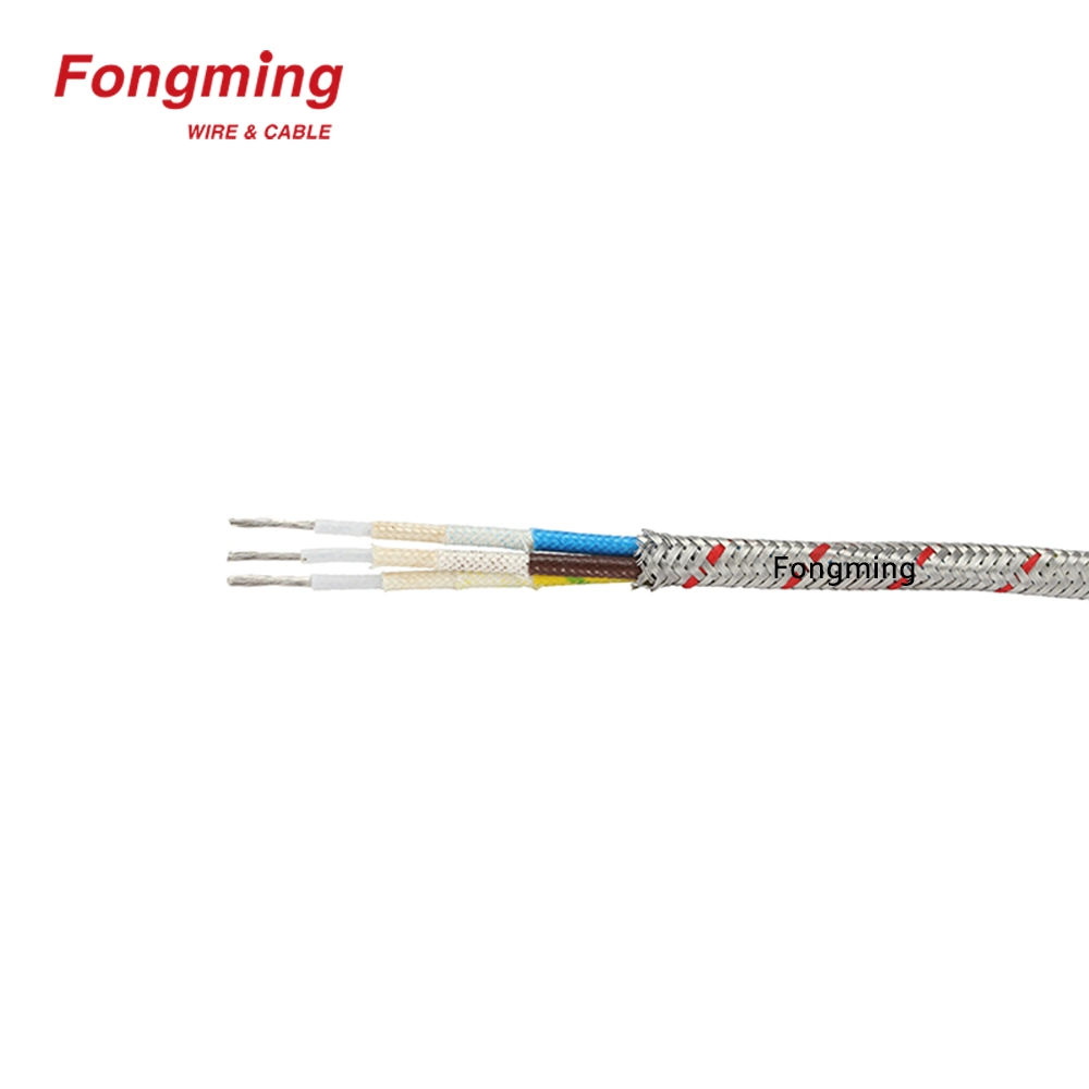 350deg. C Fiberglass Insulation Stainless Steel High Temperature Shield Cable