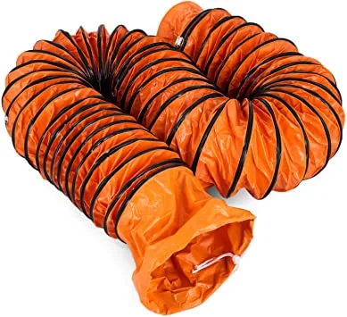 Litong Flame Retardant Best 10" 12" Flexible PVC Air Duct Hose PVC Fabric for Ducting China Manufacturer