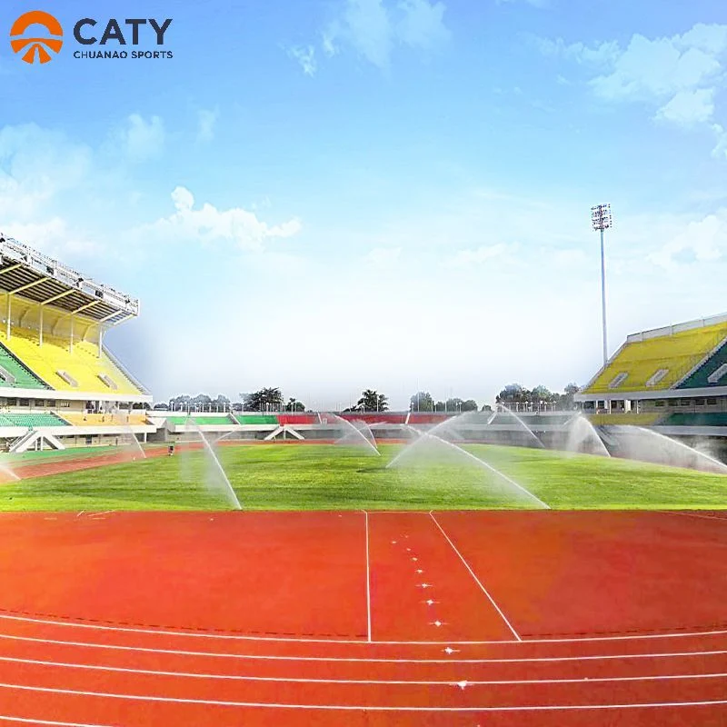 Absorção de choques de fábrica em pista de corrida de campo atlético em Vermelho EPDM Grânulos