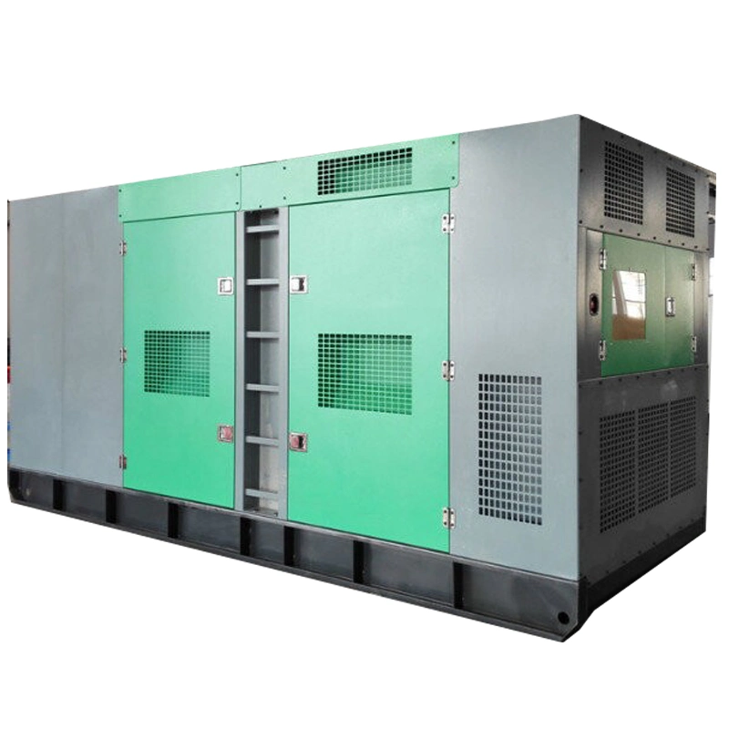 60Hz 1100kw Diesel Generator Cummins Engine Kta50-G3 Genset Compact Silent Type