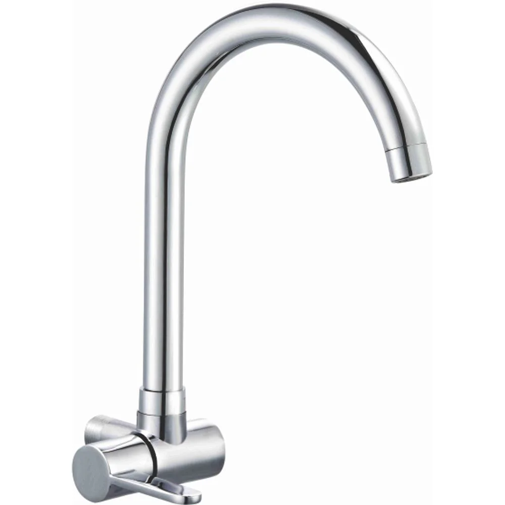 Flexible Sprout Brass Faucet Simple Cold Water Tap Basin Sink Valve