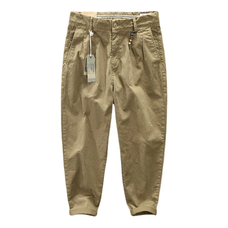 Os homens soltos do Algodão casual simples de cor sólida quatro cores sólidas macacão Pants