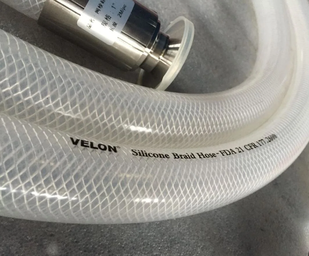 Polyester Fiber Platinum Silicone Hose Food Grade Hose