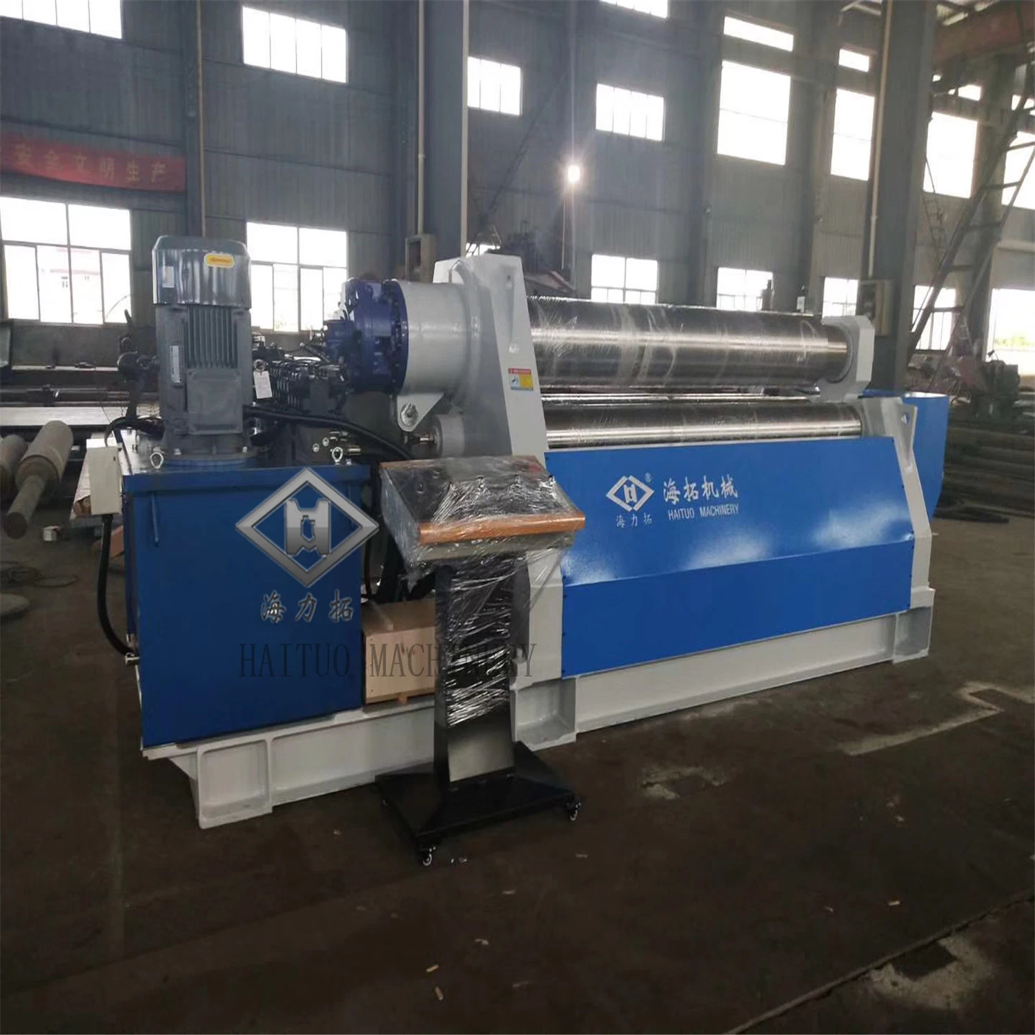 Sheet Metal W12 4 Rolls Bending Machine Rolling Machine Training and Testing