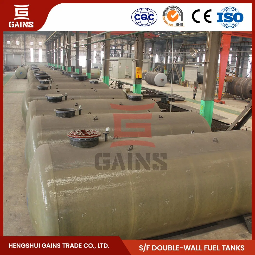 Gains 500 Gallon Double Wall Oil Tank Wholesale/Supplierr China Double Wall Sf Petrol Diesel Fuel Storage Tank