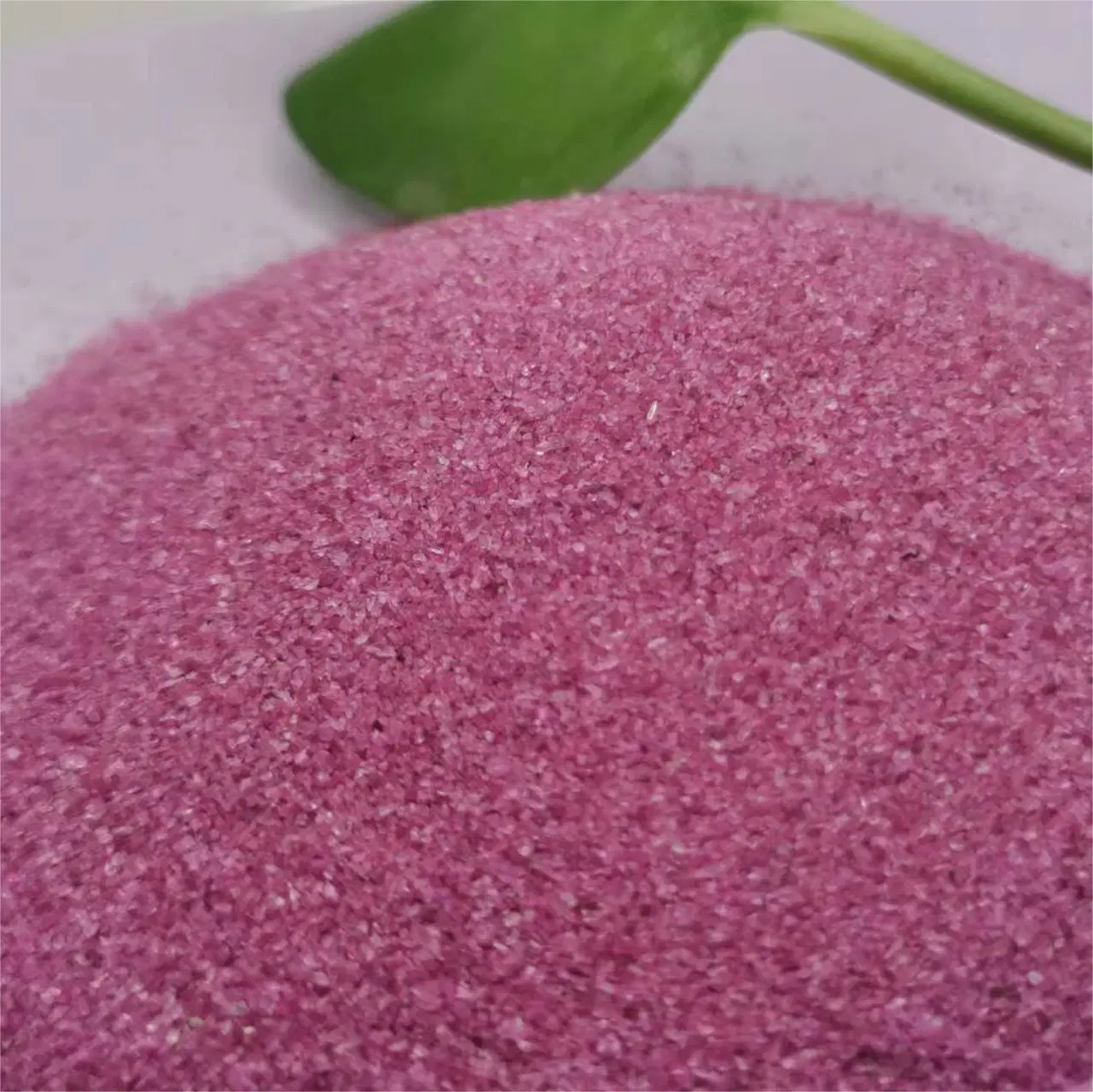 Pink Corundum Tip Crystal Chrome Corundum Section Abrasive Polishing