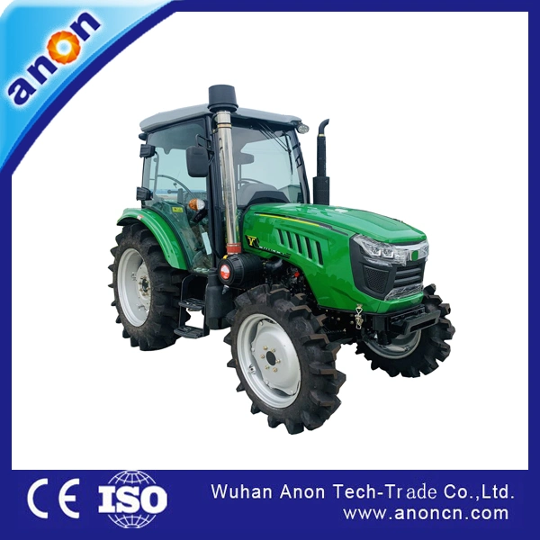 Anon Agricultural Machinery Chinese Tractor 4 Wheel Diesel Farming Tractor for Sale