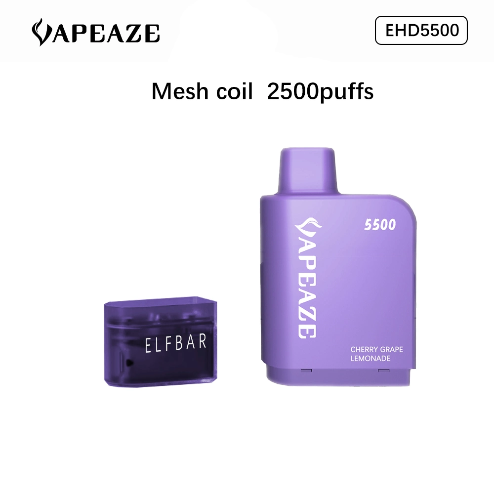 New Arrival Elf Lowit 2500 Prefilled Pod Disposable/Chargeable Pre-Filled Pod Long Lasting Battery Vape Pod Vape Cart Vape Cartridge Replaceable Vape Pod