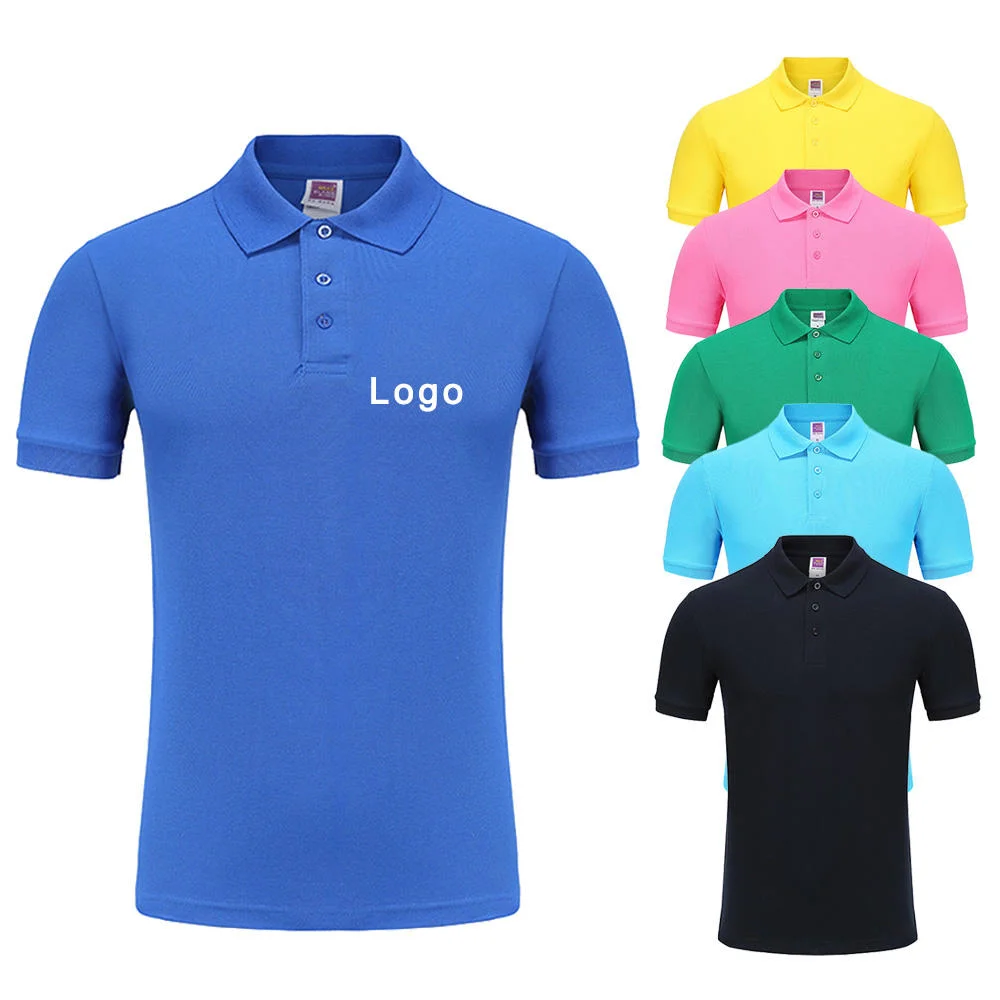Оптовая OEM на заказ поло 100 хлопок 16 цветов обычная поле для гольфа рубашки поло Custom, пустые мужчин поло T футболка