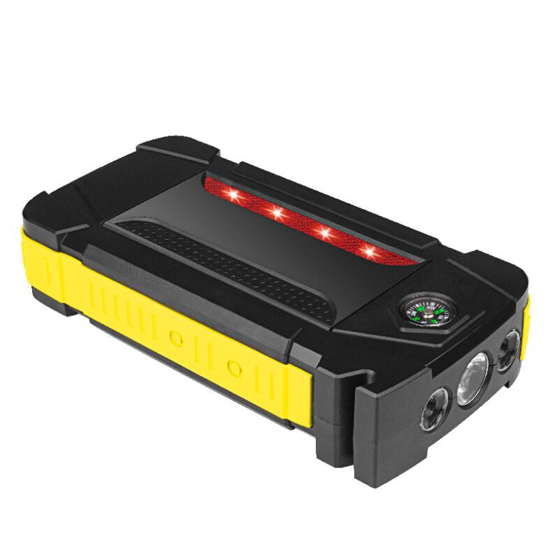 5V 12V 16V de coche Saltar pico multifunción arranque auxiliar de batería Cargador de emergencia con linterna LED