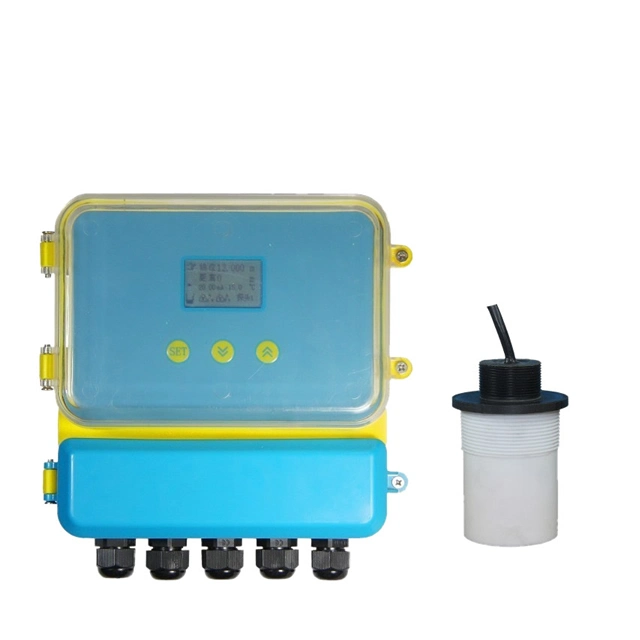 Transmisor de Nivel Ultrasónico digital del sensor de nivel de agua de la medición de nivel de agua