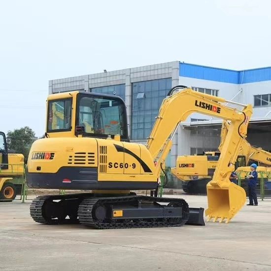 Trench digging roads building machine 6 ton Highland Hydraulic/Crawler/China Compact Excavator Construction Machinery for Sale Use for Farm/Garden/Agricultural