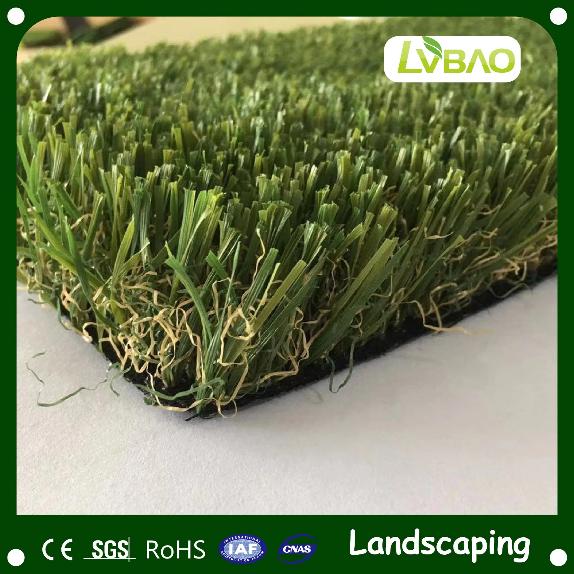 LVBAO UV-Resistance Customization Waterproof Decoration Comfortable Synthetic Yard Artificial Lawn