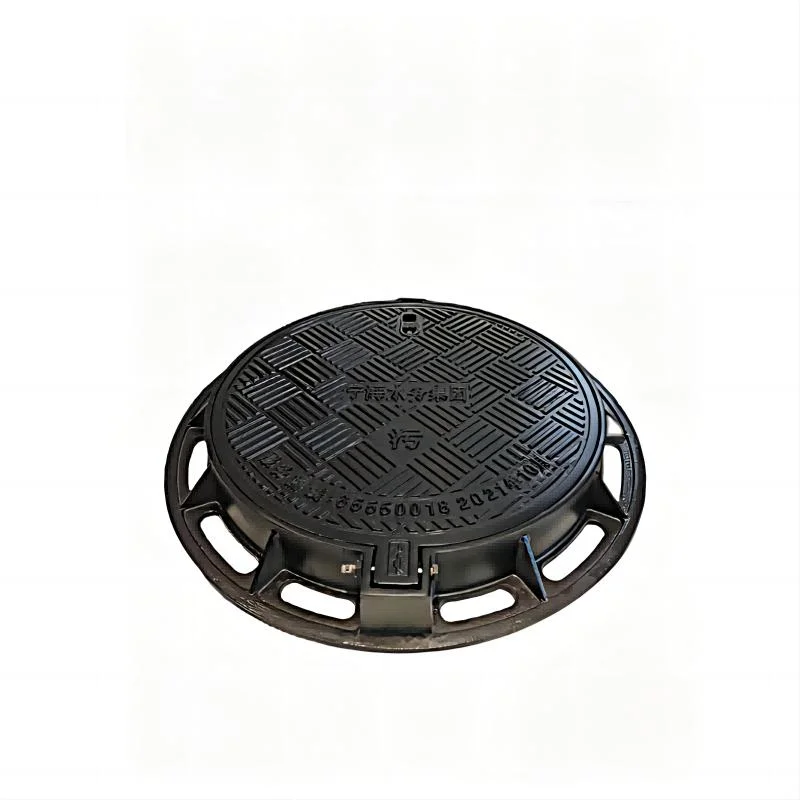 Lzb Customizable Durable Ductile Iron Round Manhole Cover Cast Iron China Manhole Cover for Drain Water System