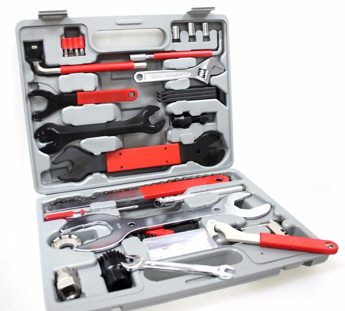 44PCS Bike Repair Tool Kits, Bicycle Tool Kit Multi-Function Tool Kit, Maintenance Tool Set with Tool Box Best Value Professional Home Bike Tool