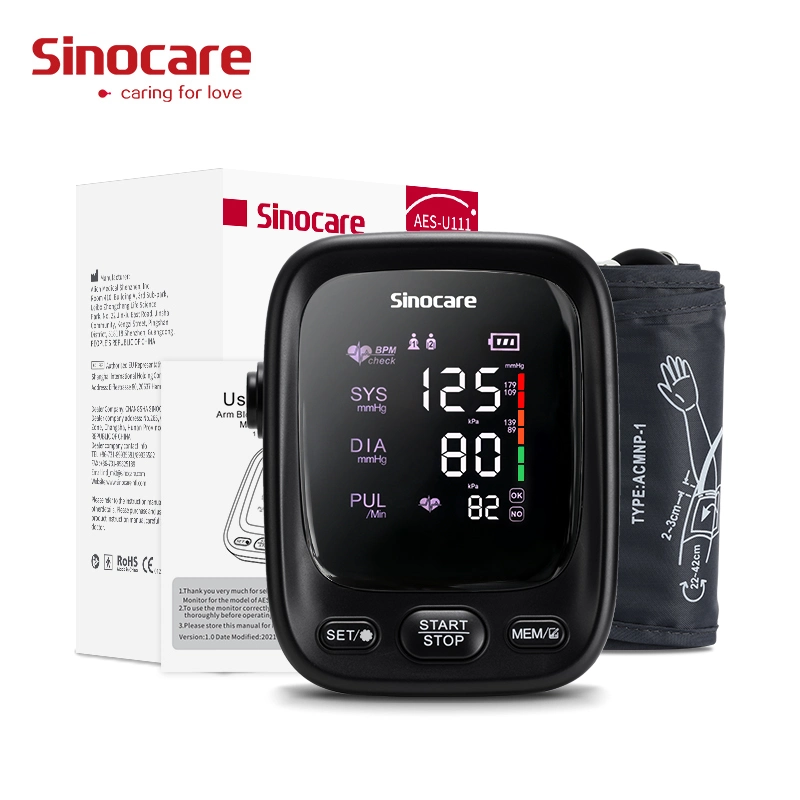 Sinocare Household Medical Devices Blood Pressure Monitor Wrist Automatic Digital
