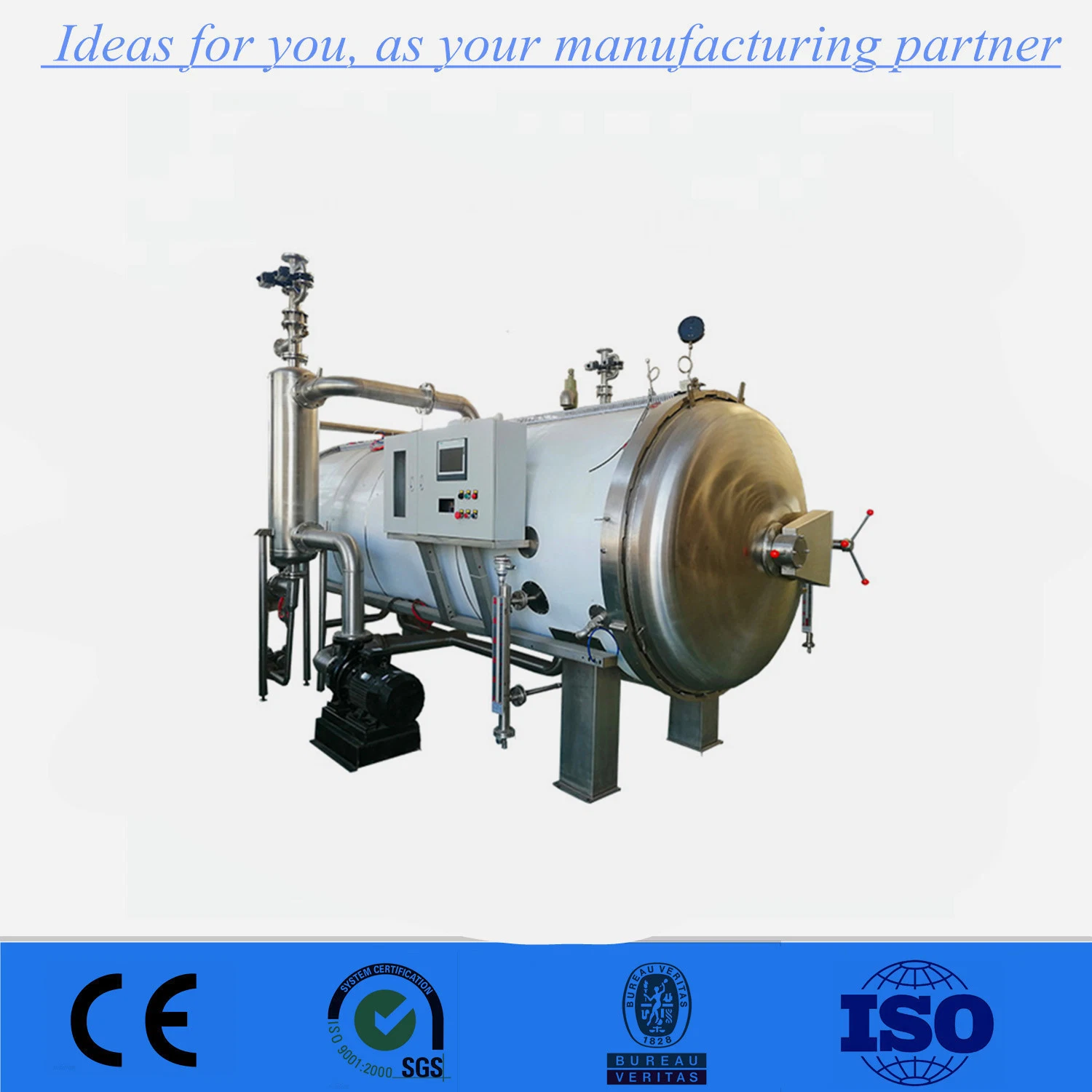 Tin Can Steam Air Retort Sterilizer Autoclave Sterilizer