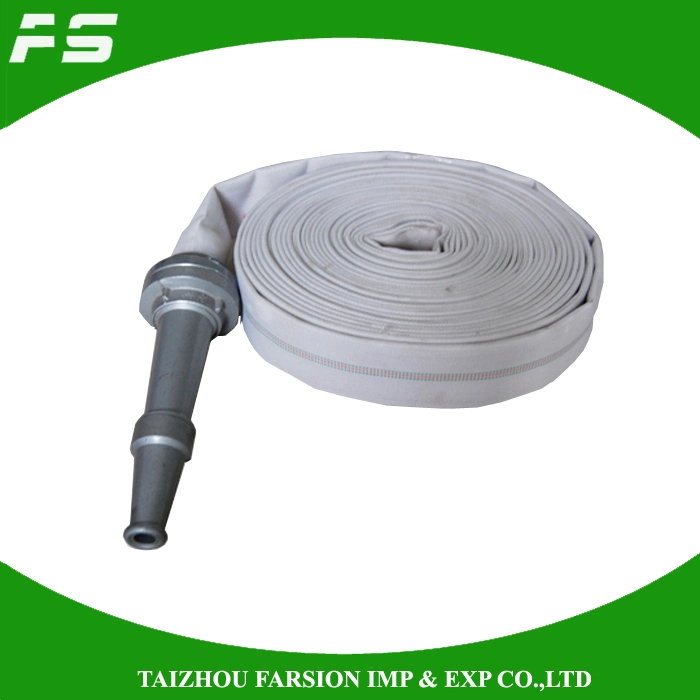 China Manufacturer 1inch -6inch Best Quality Cheap Canvas Fabric Lay Flat PVC Lining Fire Hose