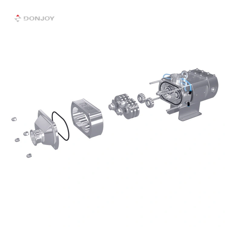 Donjoy Sanitary Double Screw Pump for High Viscosity Application