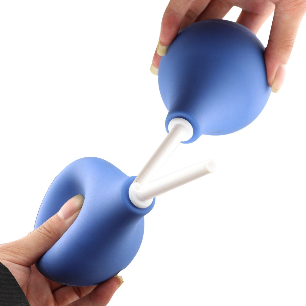 Silicone médical Douche sac pour le lavement, adulte pour le coït anal sex toy anal lavement de filtre à l'ampoule